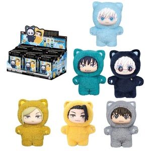 EAKI 100% Authentic Jujutsu Kaisen Cat Ear Plushie Series Blind Box 1pcs